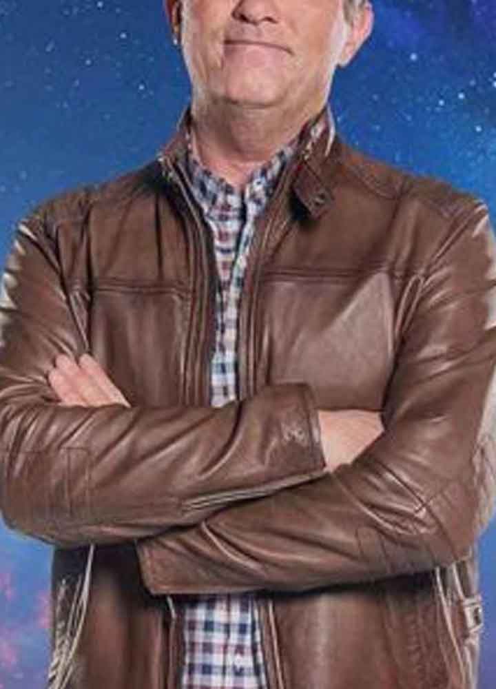 DOCTOR WHO (GRAHAM O’BRIEN) BRADLEY WALSH BROWN LEATHER JACKET 
